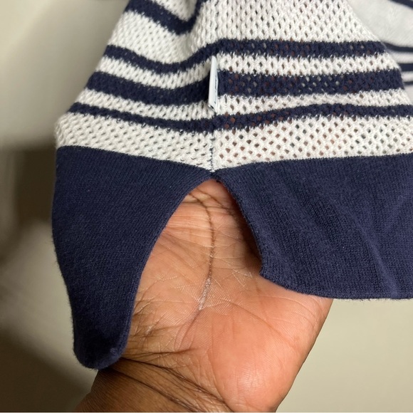 LRL Ralph Lauren Active Navy/White  Mesh Long Sleeve Tunic Size 1X - Picture 9 of 10